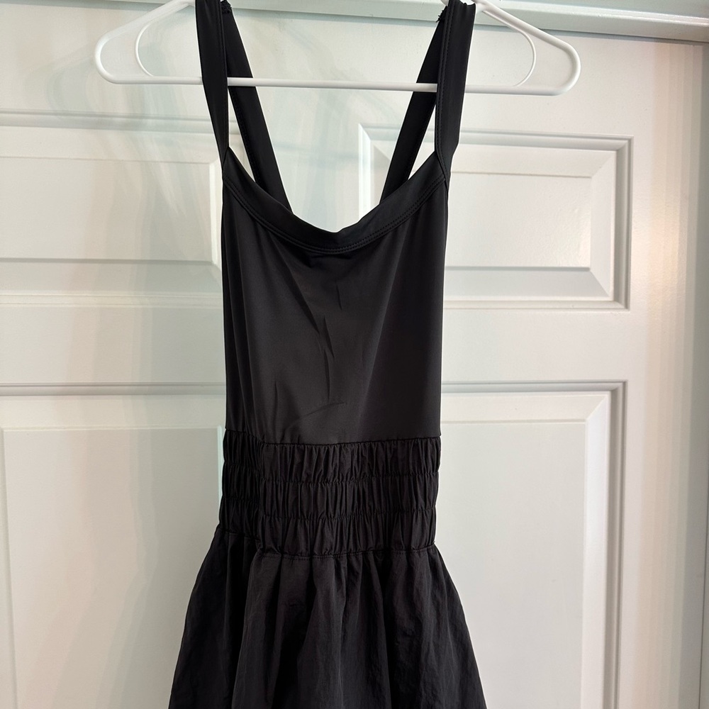 Black athletic romper!